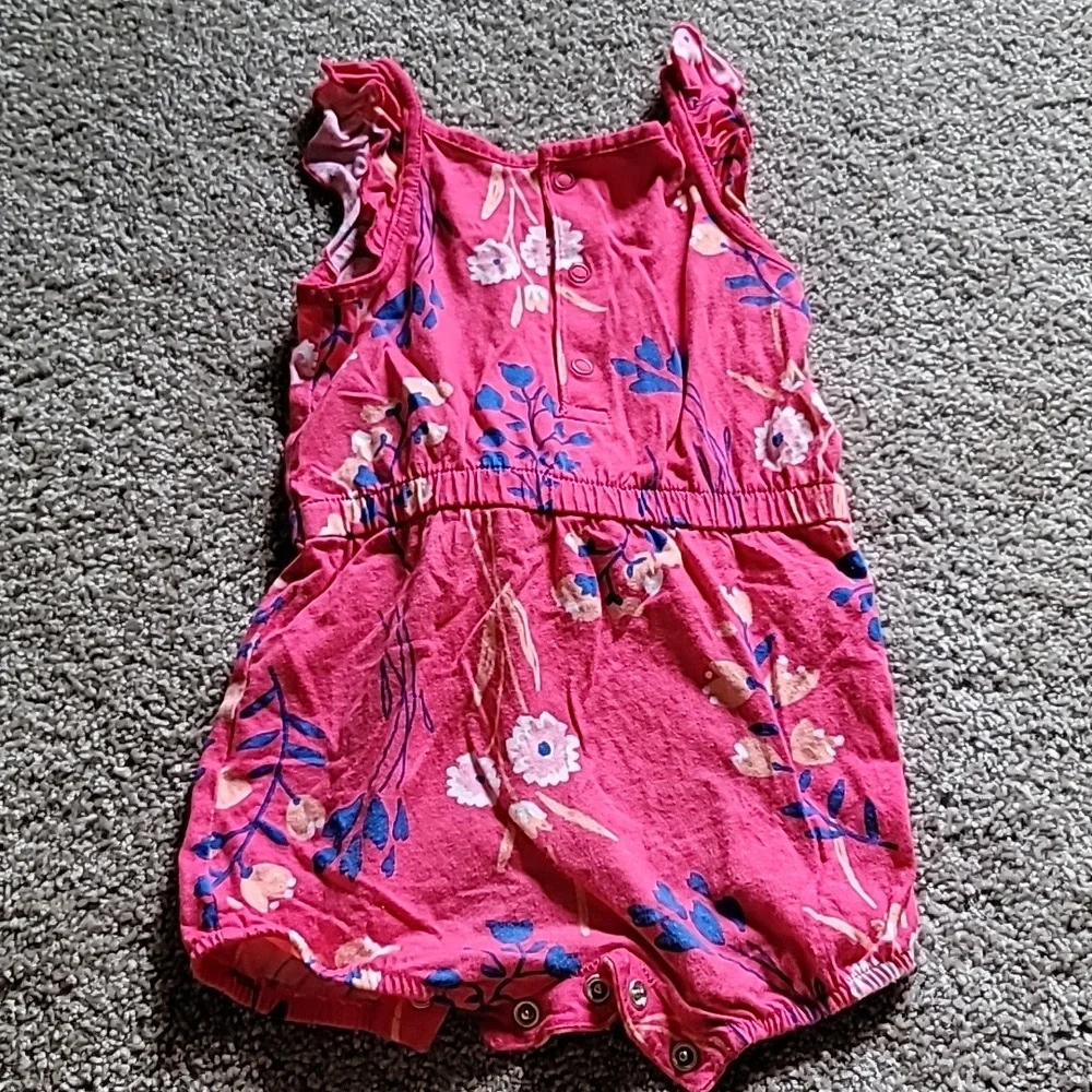 12 month floral romper